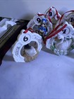 Vintage Breckenridge Twelve Days Of Christmas Tree Ornaments Bisque 12pcs — photo 9