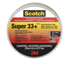 10 Pack 3M Scotch Super 33 Vinyl Electrical Tape 75-In x 66-Ft