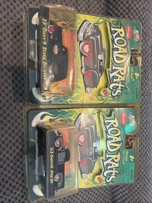 Jada Road Rats 1:64 '53 Chevy Pick Up & 39 Chevy Sedan Delivery