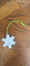 Belkin Rockstar Headphone Splitter 3.5mm Jack White Green