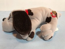 VINTAGE 1980s Tonka Pound Puppies Puppy 7" Gray with Spots F73