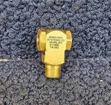 Spraying Systems Whirljet Spray Nozzle, Brass 11966-1/8-2B2