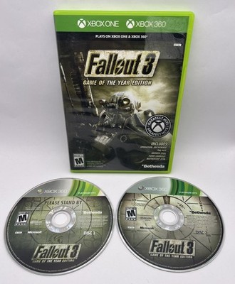 Fallout 3 - Game of the Year Edition (Microsoft Xbox 360)Tested-Clean Discs