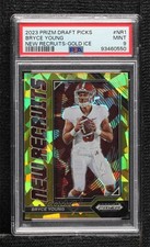 2023 Panini Prizm Draft Picks New Recruits Gold Ice Bryce Young PSA 9 MINT 7gk