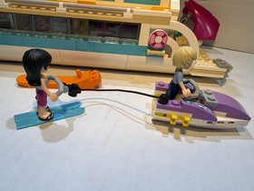 LEGO Friends 41015 DOLPHIN CRUISER SHIP 100% Complete Set w/ Minifigures Jet Ski