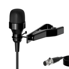 Lavalier Lapel Microphone MIC-J 017 Unidirectional Condenser Microphone with ...