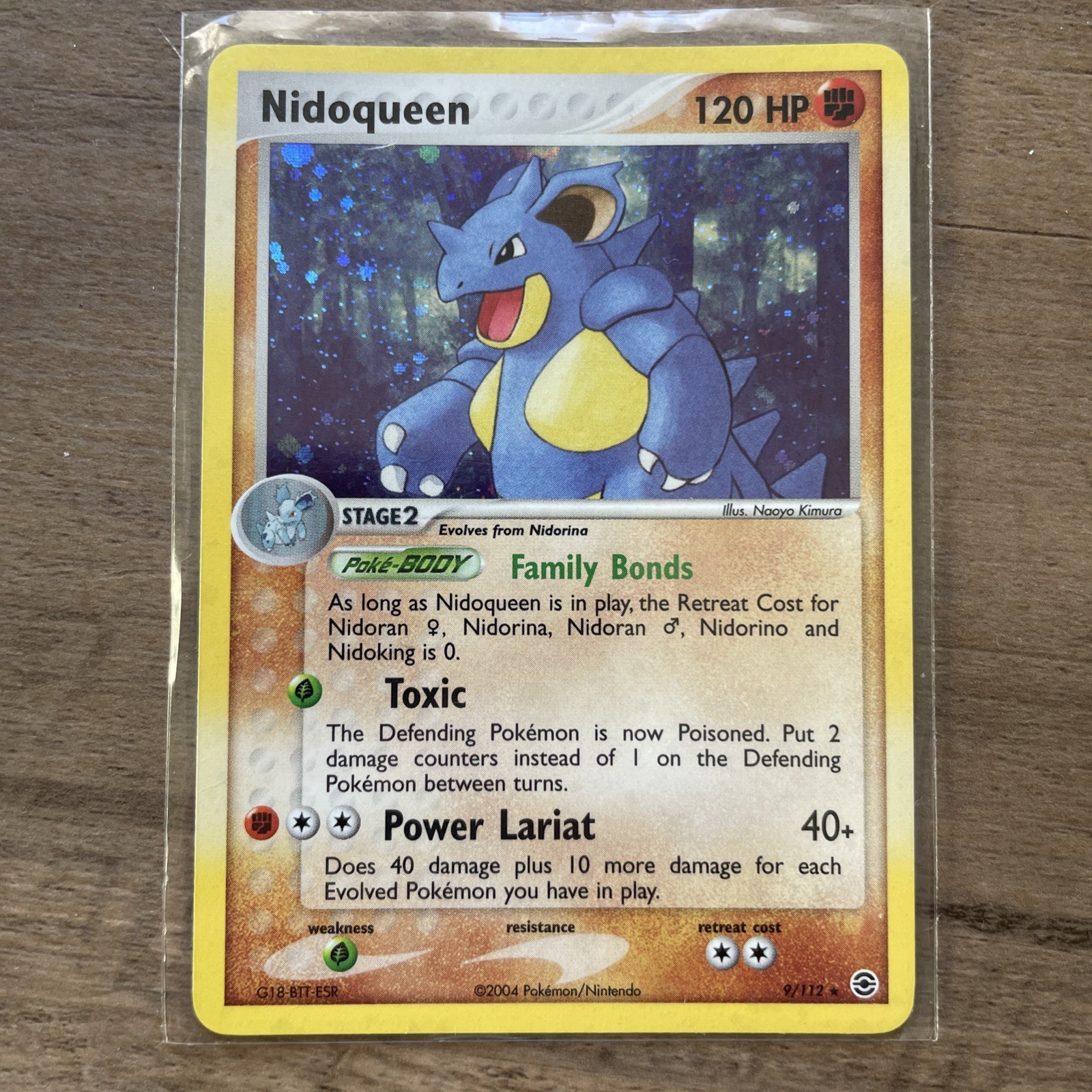 Nidoqueen 9/112 FireRed & LeafGreen Holo NM