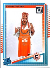 2025 Donruss WNBA #92 Saniya Rivers - Rated Rookie
