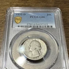 PCGS G06 1932-D Washington Quarter 25C Silver Business Strike Denver KM#164
