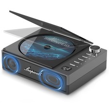 CD Player Portable, Portable CD Player with Speakers Bluetooth Rechargeable, Sm