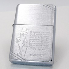 Briquet à huile Zippo réplique Mr Peanut Planters 1937 1986 rare