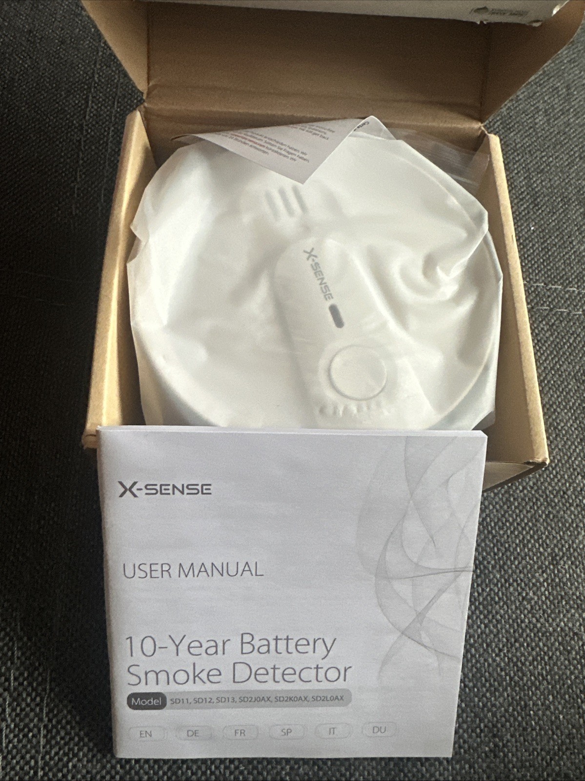 X-Sense Wireless Interconnected Smoke Detector, Fire Alarm 