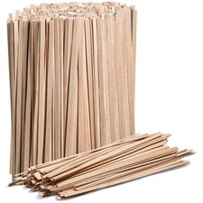 1000 Disposable Wooden Coffee Stirrers - 5.5" Long