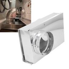 A-Dryer Vent Periscope Aluminum Alloy 0 To 5in Adjustable Anti Clogging Dryer