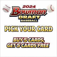 2024 Bowman Draft Baseball Chrome Draft Night Insert B5G5 And Free Shipping!