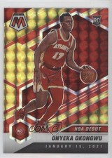 2020 Mosaic NBA Debut Choice Fusion Red & Yellow Prizm 20/88 Onyeka Okongwu 7iu