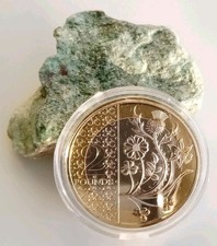 2023 Flowers Of The Nations £2 Two Pound Coin Brilliant Uncirculated Privy Mark