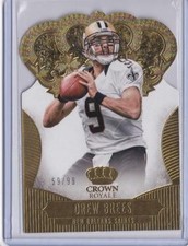 2013 Panini Crown Royale #36 Drew Brees gold #/99