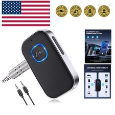 Bluetooth Receiver for Car, Noise Cancelling 3.5mm AUX Bluetooth Car Adapter,...