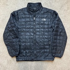 North Face Thermoball Puffer Jacket Boys Medium 8-10 Black Gorpcore Lightweight
