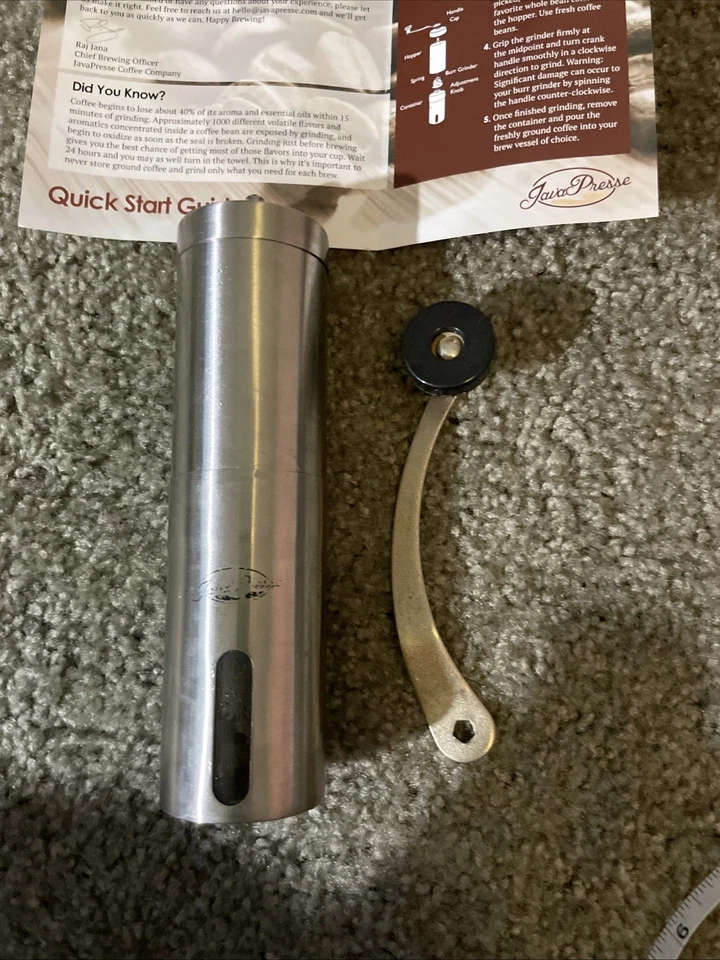 Java Presse JavaPresse Manual Burr Coffee Grinder - Image 2 of 4