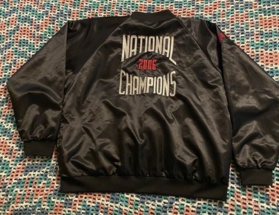 Vintage 2006 Jr All Star Hip Hop National Champions Satin Black Bomber Jacket XL