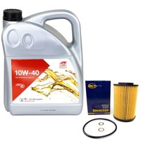 MotoröL Set 10W-40 5 Liter + ÖLfilter SH 4058 P FüR Hyundai I30 Kombi