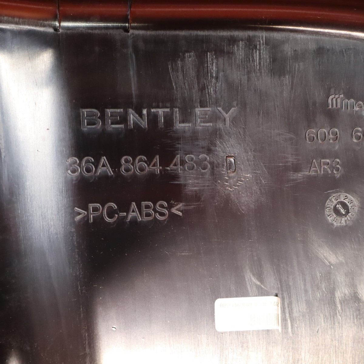 Bentley Bentayga 2016-2019 Cargo cover P/N 36A864483D