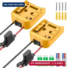 2 Packs Power Wheel Adapter Compatible with Dewalt 20V Battery, Converter Kit wi