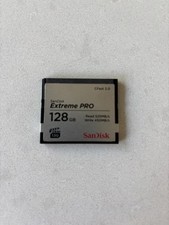 SanDisk Extreme PRO 128GB CFast 2.0 Memory Card 4K Video High Speed 525MBs