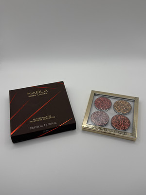 Lidschatten Palette Nabla Ruby Lights Glitzer Quad Augen Make-up dreidimensional