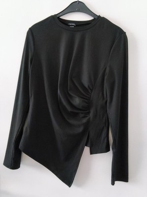 Amisu Damen Langarm Shirt Schwarz Größe M Gebraucht im Guten Zustand