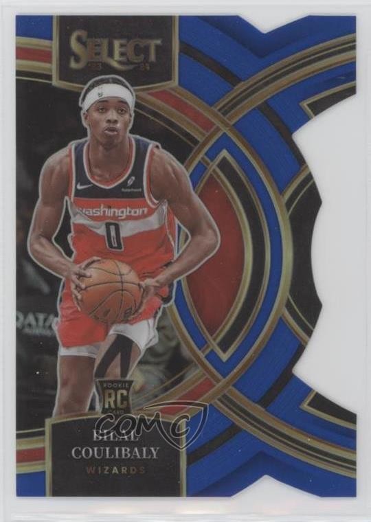 2023 Select Premier Level Blue Prizm Die-Cut /249 Bilal Coulibaly #131 Rookie RC