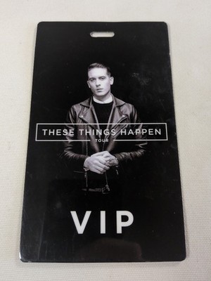 G Eazy These Things Happen Tour VIP Pass Badge Laminate Authentic Original
