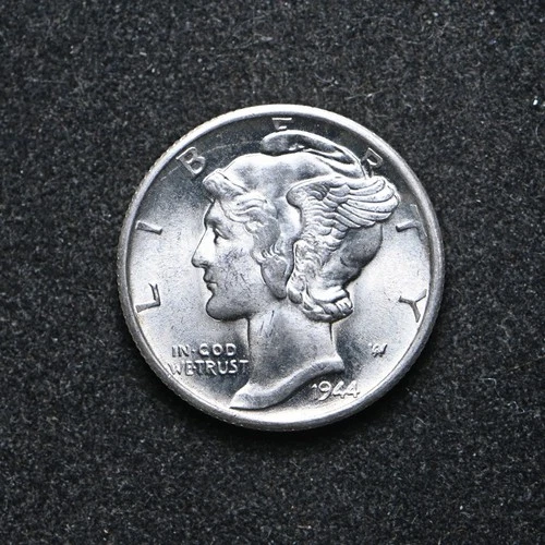 1944-S Mercury Silver Dime BU++ (bb18704)