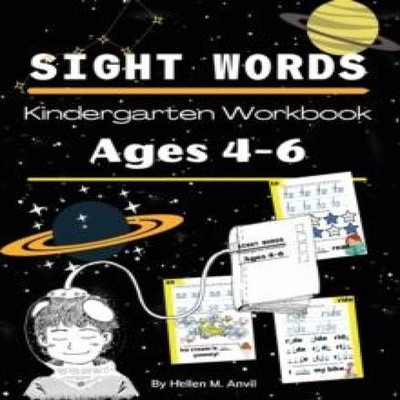 Sight Words Kindergarten Workbook Ages 4-6 Hellen Anvil Paperback