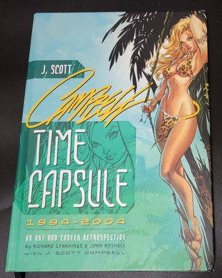 #ad J. Scott Campbell Time Capsule 1994 2004 HC 2015 Bamp;W Color Art interview VF NM $60.00