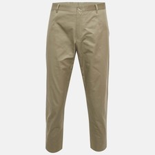 Dolce Gabbana Beige Gabardine Formal Trousers XXL
