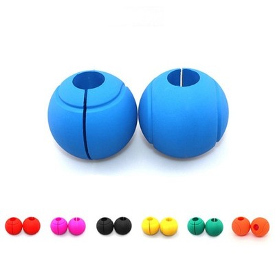 1 Paar Langhantel Hand Ball Griffe Hantel Kettlebell Fat Grip Silikon Klimmzug