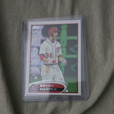 Topps 2012 Bryce Harper Rookie Card #661 Washington Nationals MLB Baseball. rookie card picture