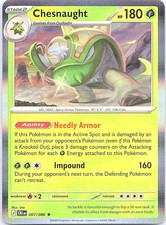 Chesnaught Chaos Rising 007/086 Rare Pokemon Holo Near Mint Pokemon Card