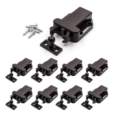 Push Touch Latch Rebound Self Locking Device Drawer Cabinet Catch 8 PCS