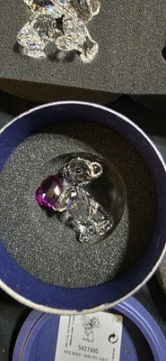 2 New Swarovski Kris Bear Heart Balloons+Kris Bear 5185778,5427995