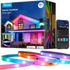 Govee Outdoor LED Strip Lights, 98.4ft Smart Outdoor Lights