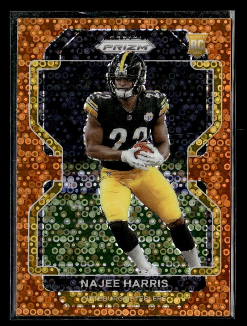 2021 Panini Prizm Najee Harris #343 Disco Rookie Pittsburgh Steelers TV55