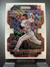 2022 Panini Prizm #28 Mason Thompson White Wave Prizm RC