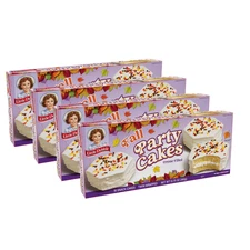 Little Debbie Fall Party Cakes, Creme Filled Vanilla, 4 Boxes, 20 Snack Cakes