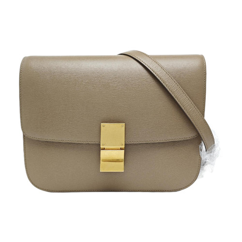 【Authentic】 CELINE CLASSIC BOX Camel Leather Shoulder bags (DDP)
