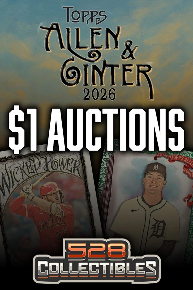 $1 Auctions! 2026 Topps Allen & Ginter Hobby with JD!