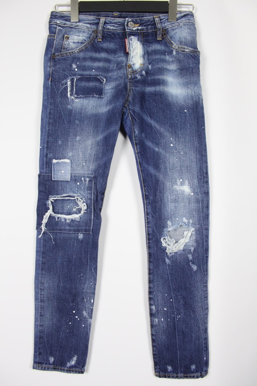DSQUARED2 Denim Blue Women's Slim Skinny Jeans Size 36